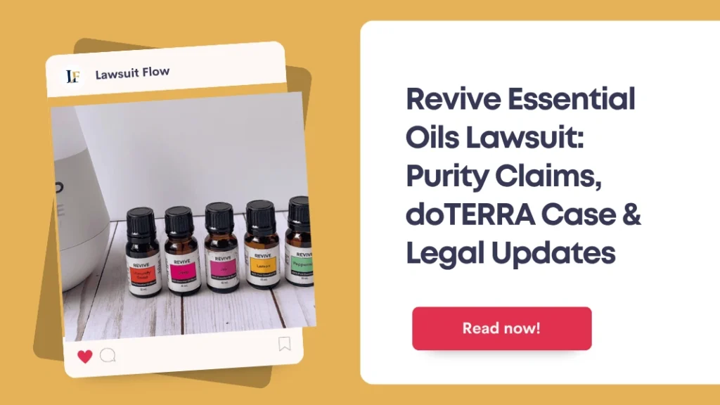 Revive Essential Oils Lawsuit